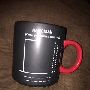 Black unique mug